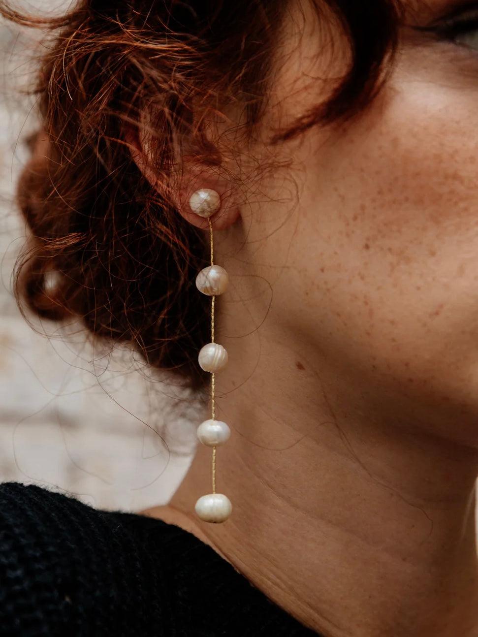 Valentina Pearl Earring - Alden+Rose LLC