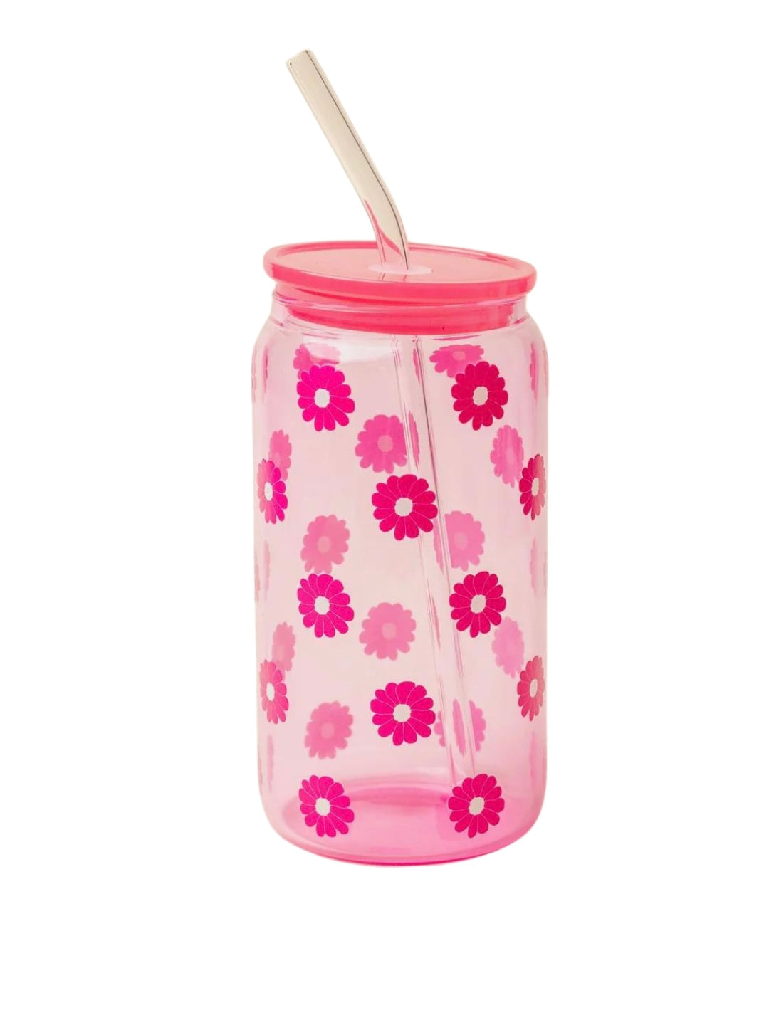 Glass cup with lid