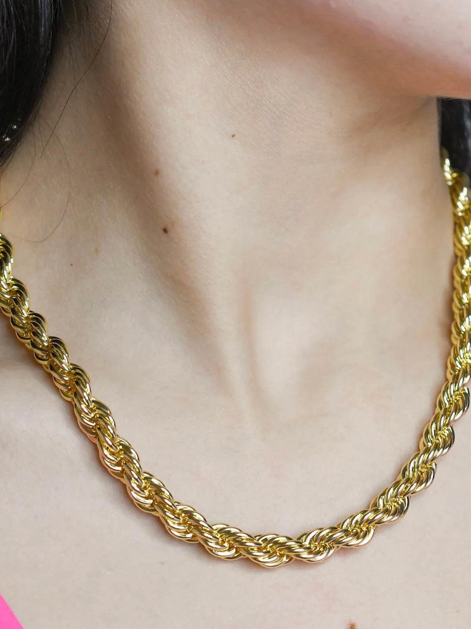 Gold Rope Necklace - Alden+Rose LLC