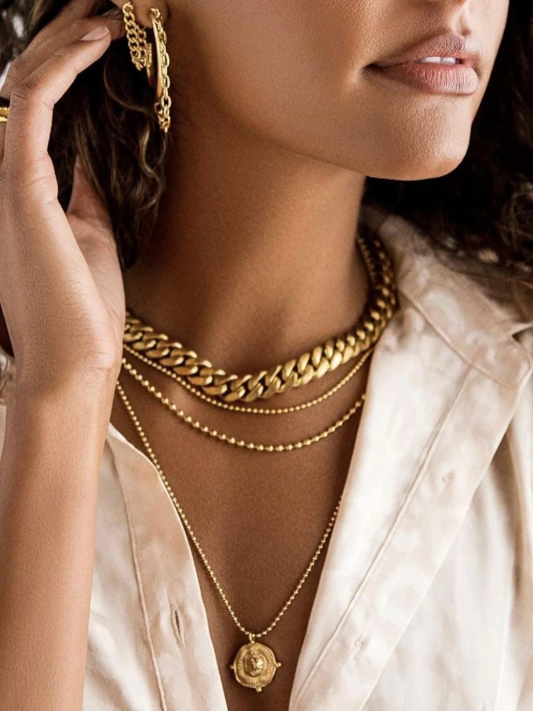 Dutches Double Beaded Necklace - Alden+Rose LLC