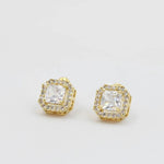 Square Gold Stud - Alden+Rose LLC