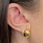 Viola Huggie Stud - Alden+Rose LLC