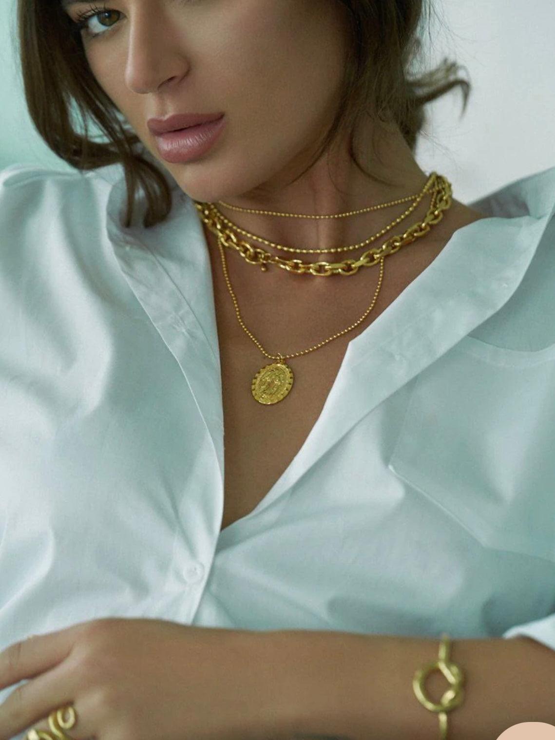 Dutches Double Beaded Necklace - Alden+Rose LLC
