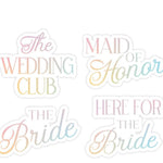 Wedding stickers