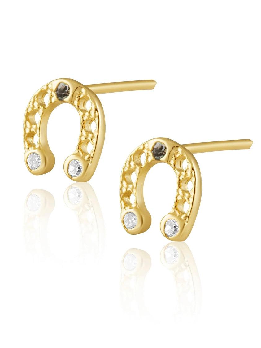 Horseshoe Stud Earring - Alden+Rose LLC