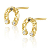 Horseshoe Stud Earring - Alden+Rose LLC
