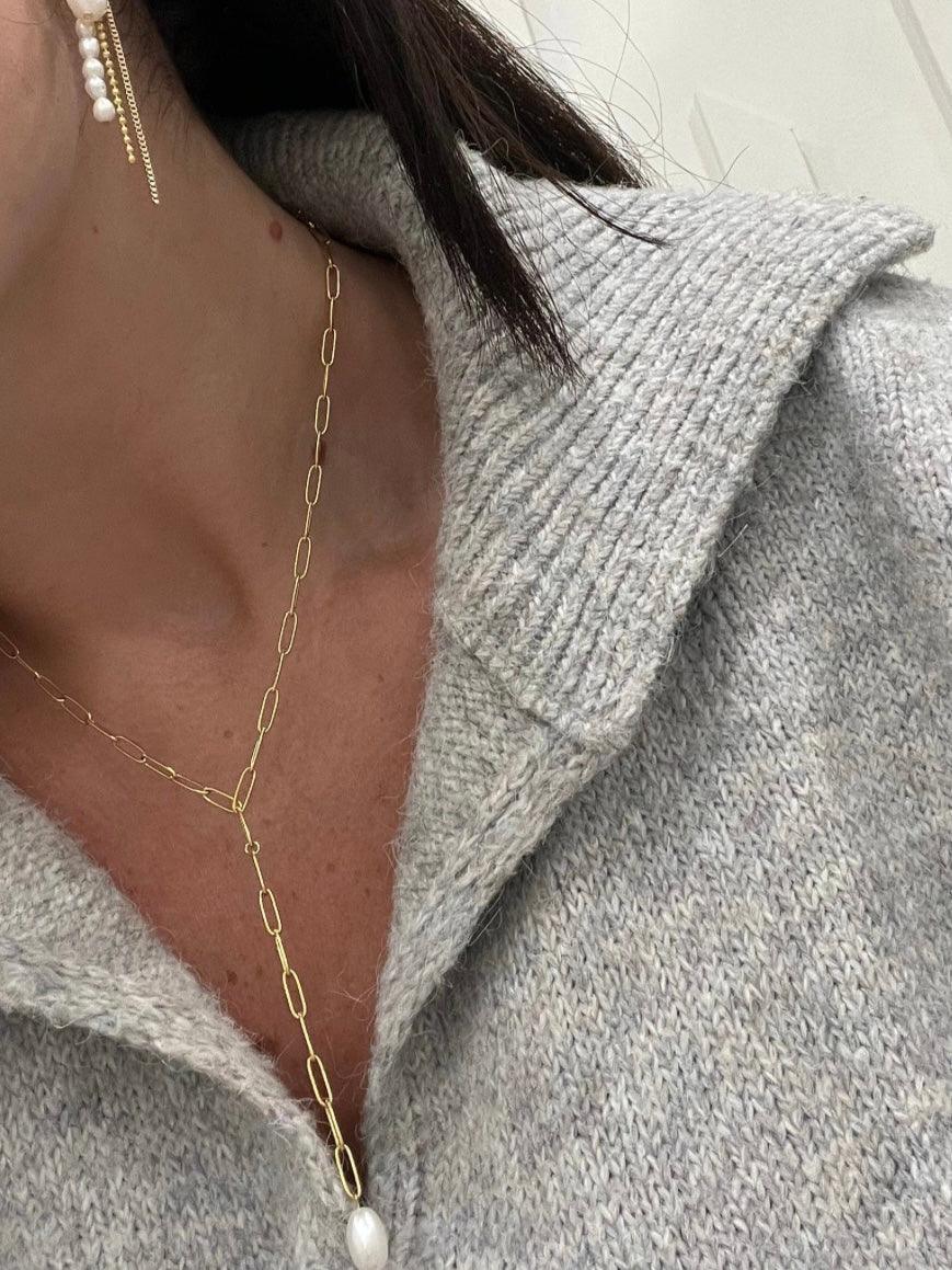 Lucia Pearl Necklace - Alden+Rose LLC