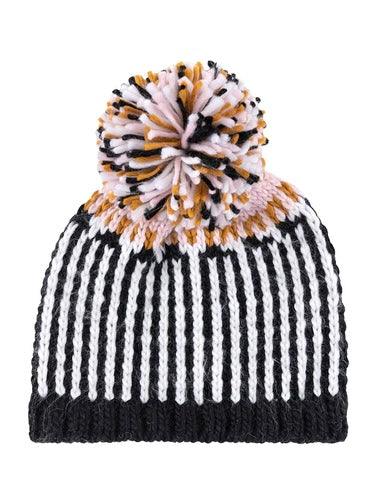 Char Pom Hat - Alden+Rose LLC