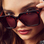Large brown sunglasses