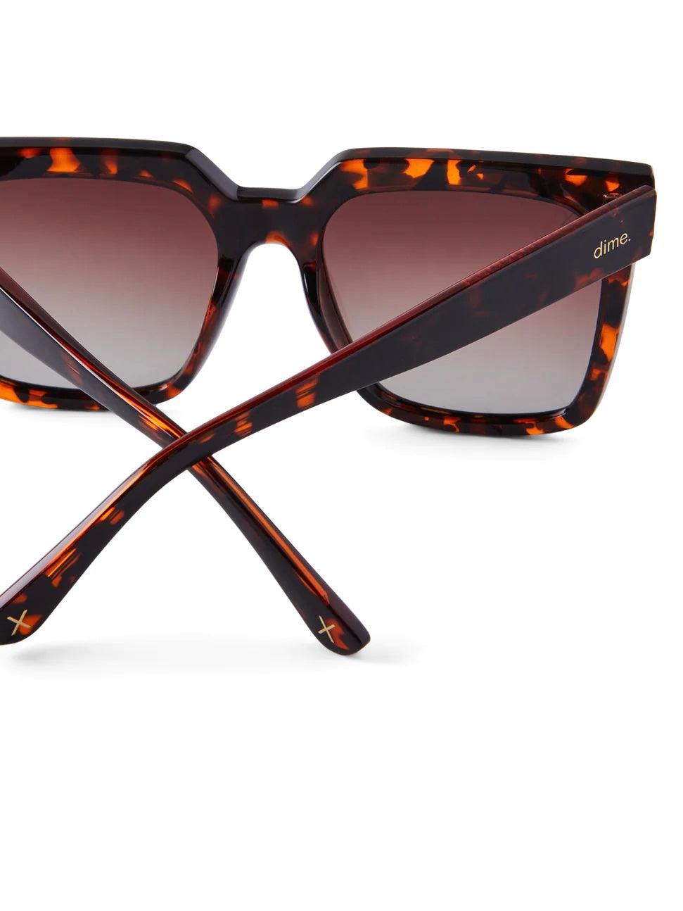 Gold and brown sunglasses