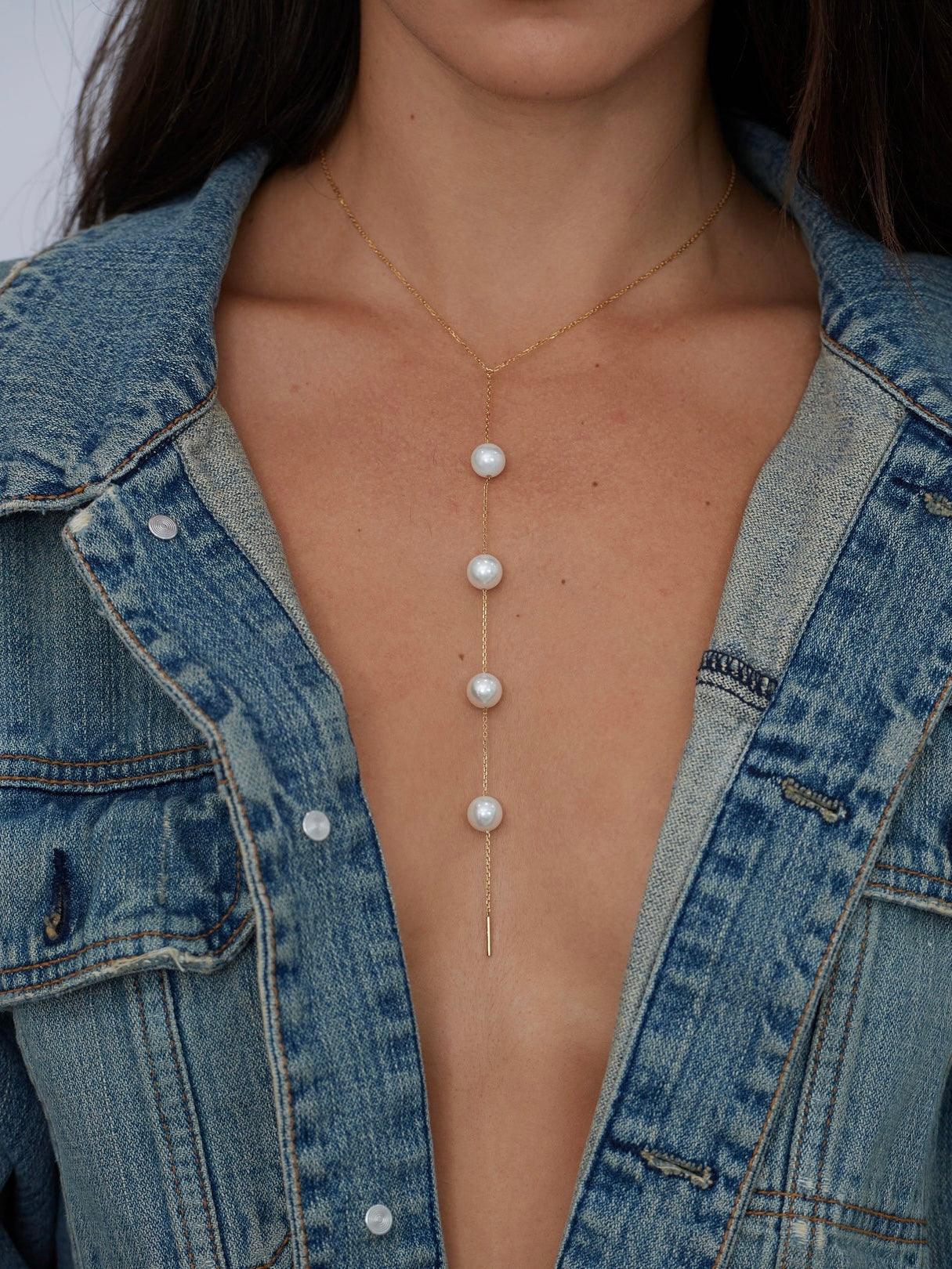 Cindy Lariat Pearl - Alden+Rose LLC