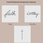 Words for a Season Temporary Tattoos - Alden+Rose LLC