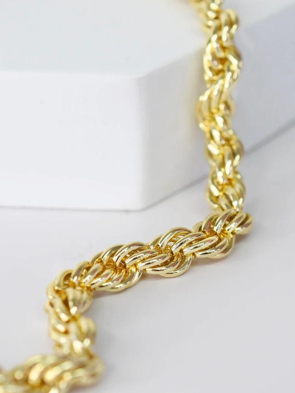 Gold Rope Necklace - Alden+Rose LLC