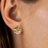 Amber Studs - Alden+Rose LLC