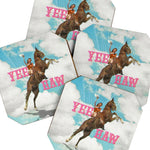Cowgirl coasters