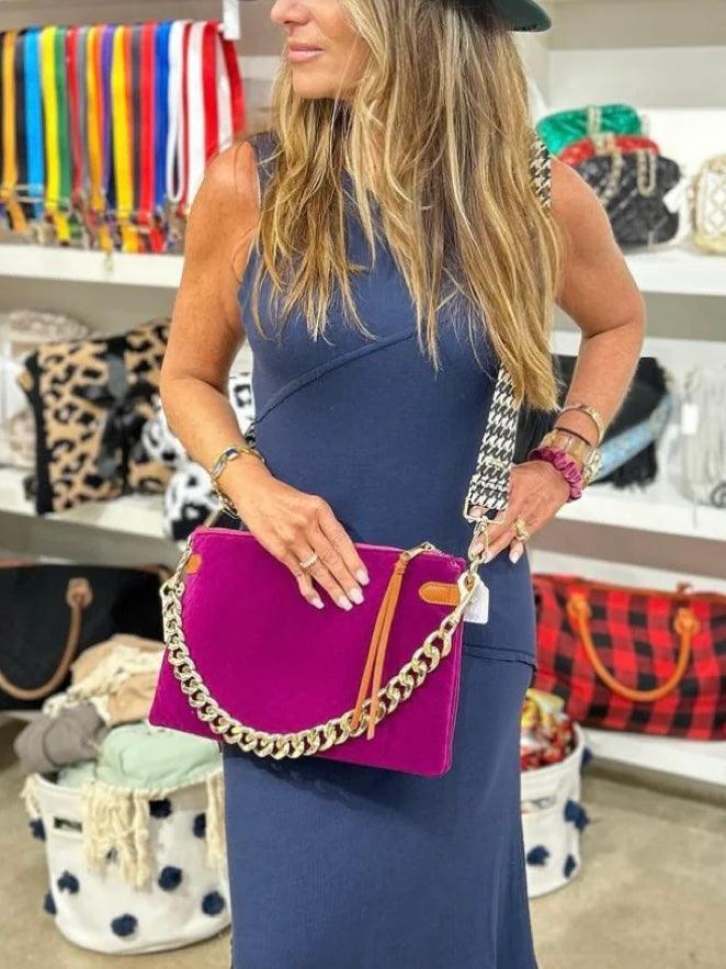 Sami’s Velvet Clutch - Alden+Rose LLC