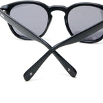 Larchmont Matte Round Sunglasses - Alden+Rose LLC