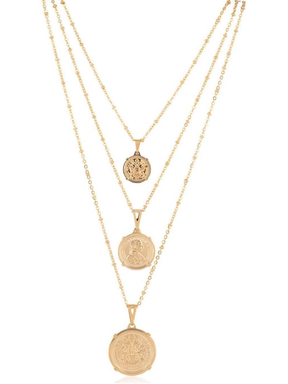 Emperor Coin Necklace (Smaller) - Alden+Rose LLC