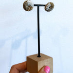 Fancy Button Stud Earring - Alden+Rose LLC