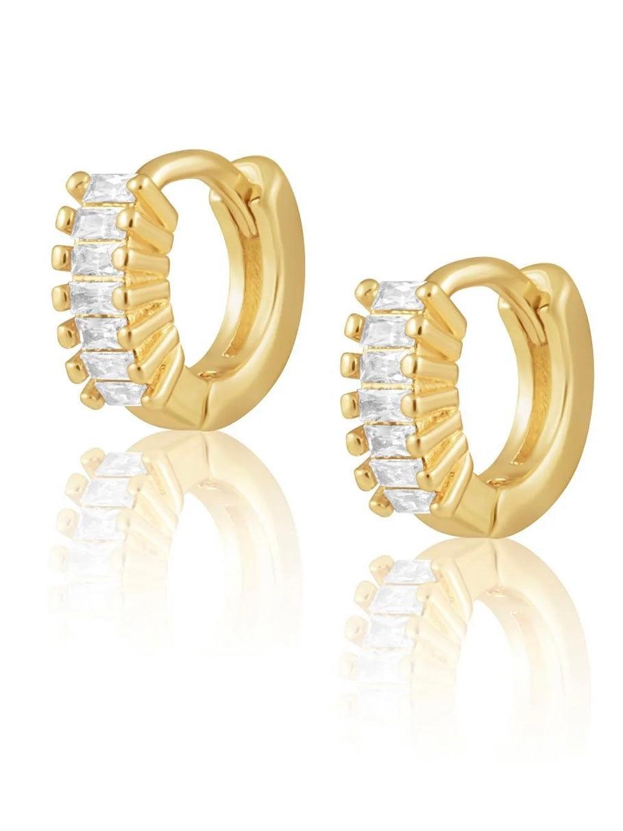 Viola Huggie Stud - Alden+Rose LLC