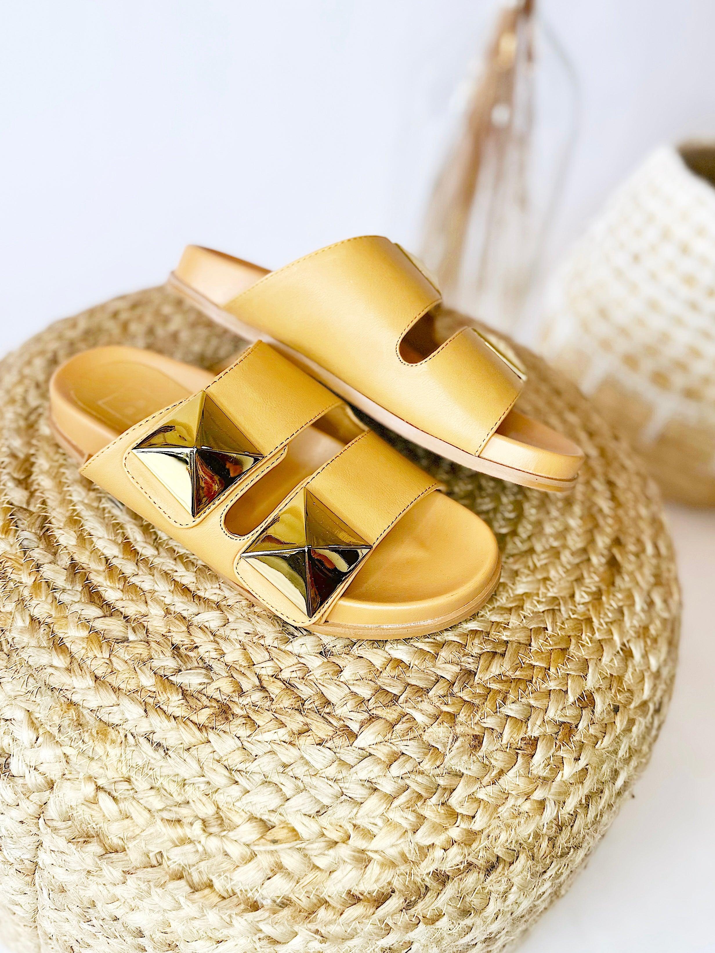 Golden Stud Slide - Alden+Rose LLC