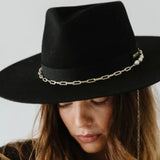 Raine With Pearls Fedora