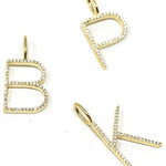 Sleek Initial Charm - Alden+Rose LLC