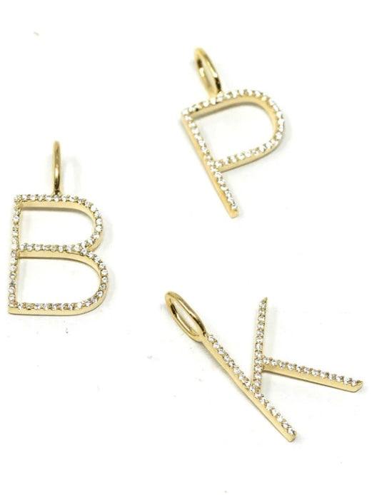 Sleek Initial Charm - Alden+Rose LLC