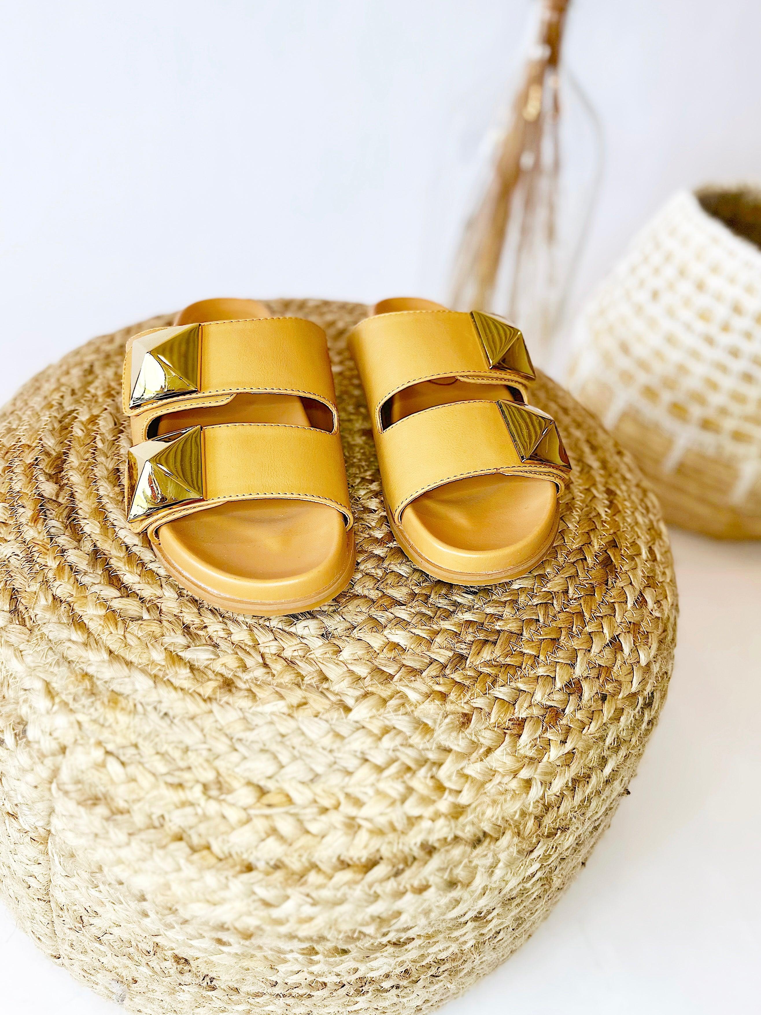 Golden Stud Slide - Alden+Rose LLC