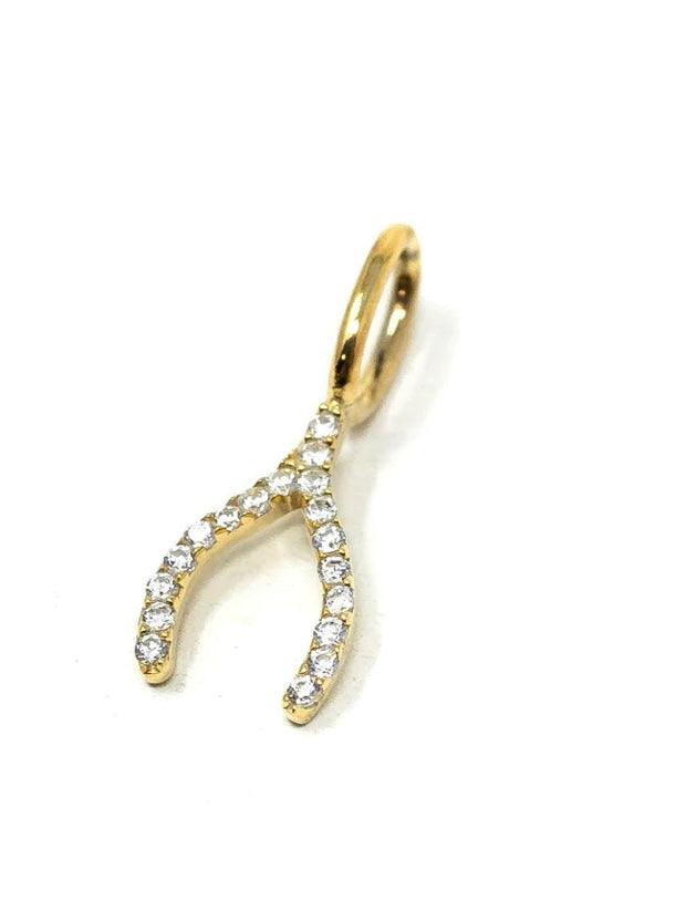Wishbone Charm - Alden+Rose LLC