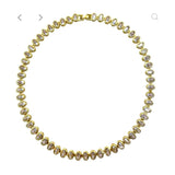 Oval Crystal Choker - Alden+Rose LLC