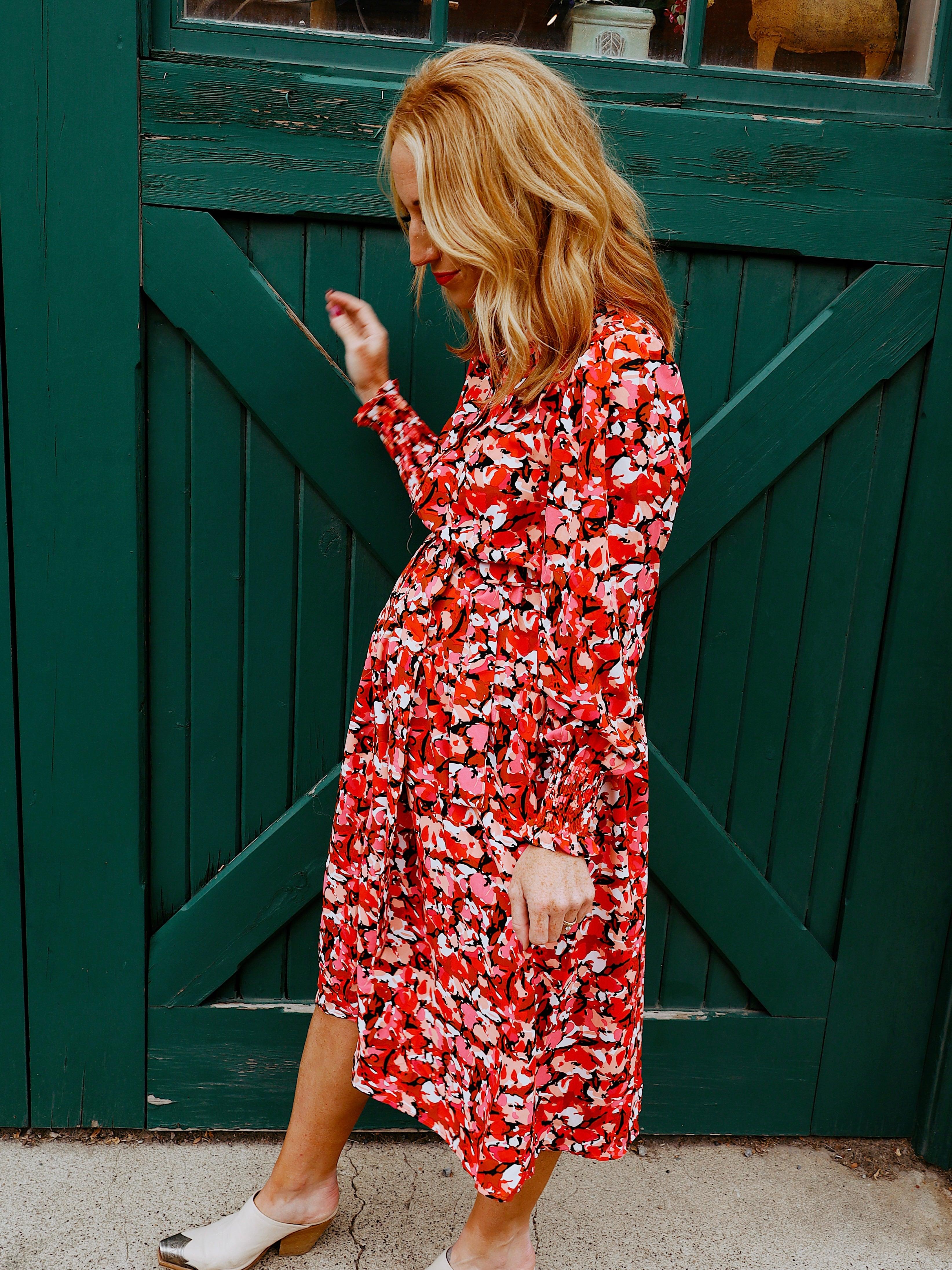 Moana Flows Floral Dress - Alden+Rose LLC
