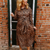 Holland Leopard Wrap Dress