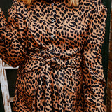 Holland Leopard Wrap Dress