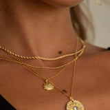 Paige Evil Eye Necklace - Alden+Rose LLC