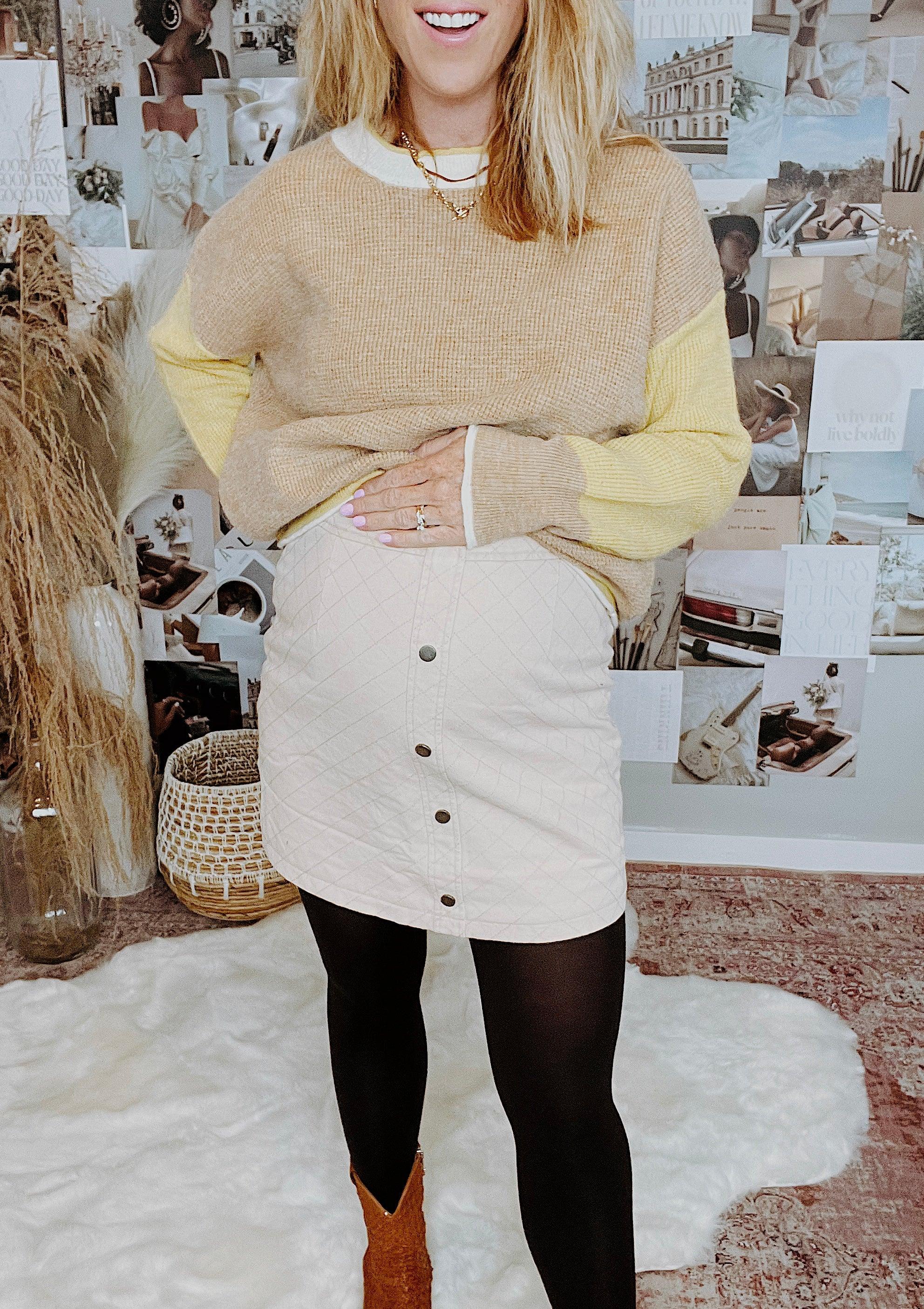Colt's Quilted Skirt - Alden+Rose LLC