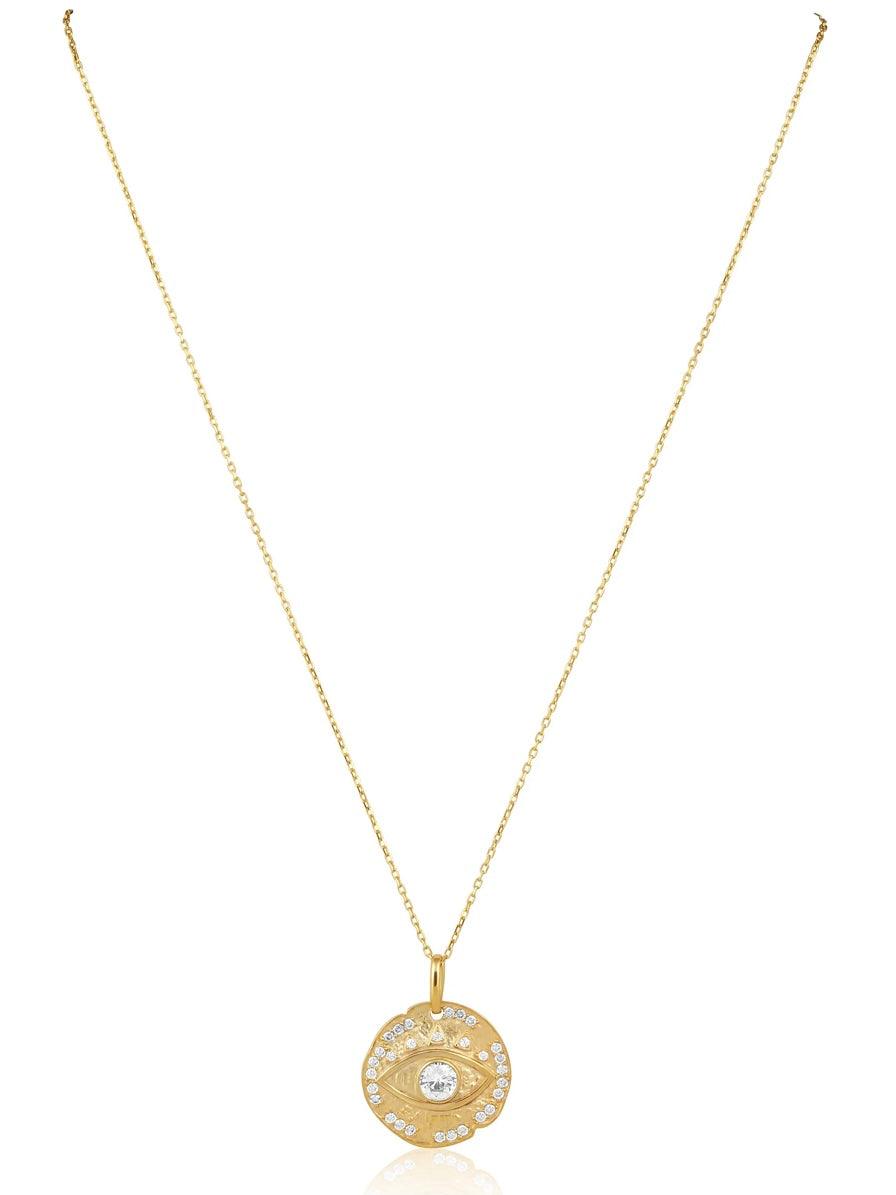 Paige Evil Eye Necklace - Alden+Rose LLC