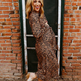 Holland Leopard Wrap Dress