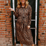 Holland Leopard Wrap Dress