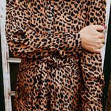 Holland Leopard Wrap Dress