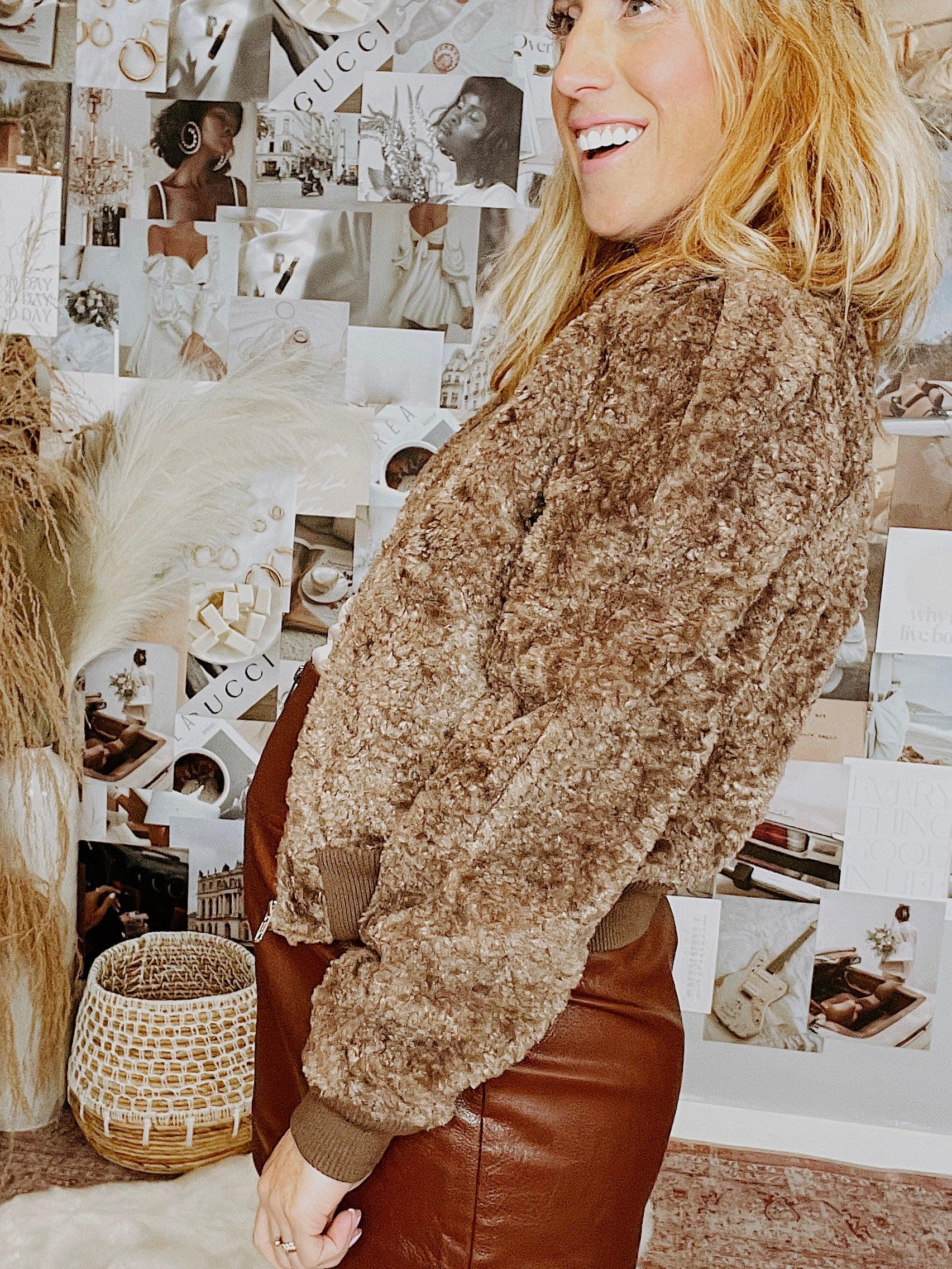 Sylvia’s Fur Jacket - Alden+Rose LLC