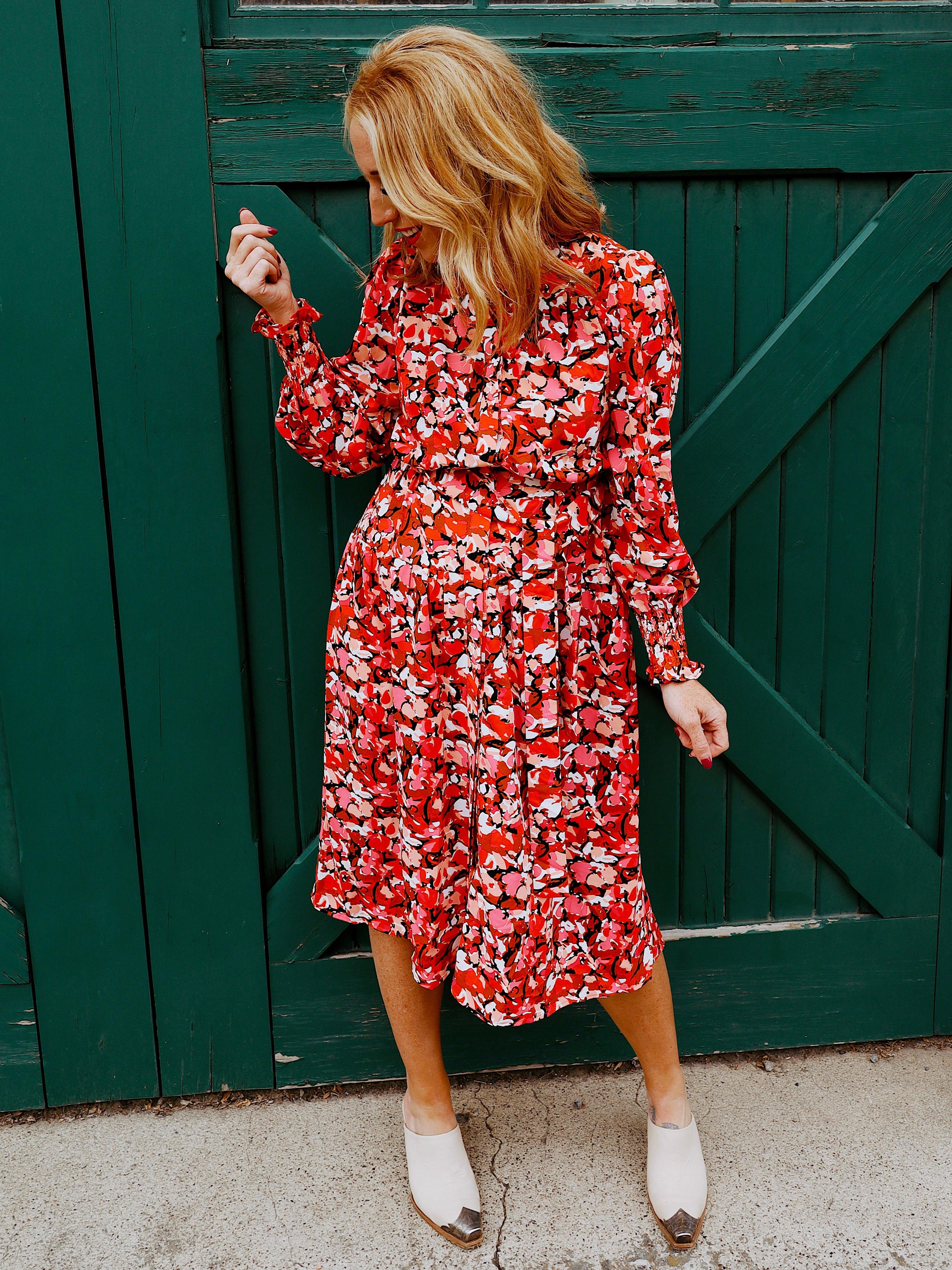 Moana Flows Floral Dress - Alden+Rose LLC