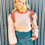 Ruth’s Ruffled Sweater
