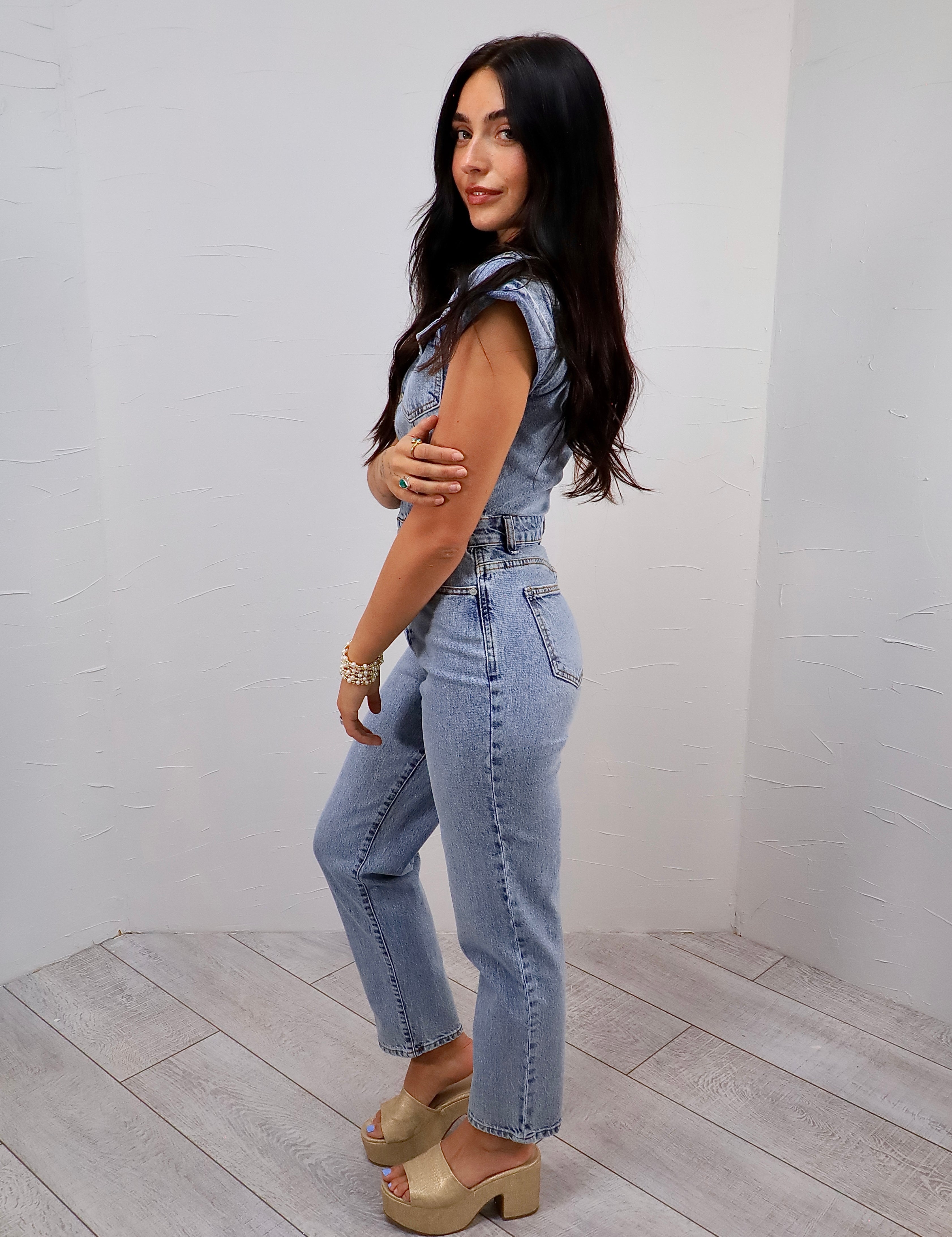 Pacific Girl Denim Jumpsuit