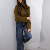 Marine Relaxed Barrel Denim