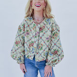 Quilted In Love Bomber Jacket