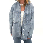 Dot's Denims Oversized Jacket - Alden+Rose LLC 