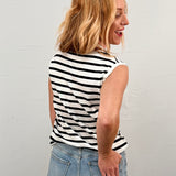 Daytime Striped Cardigan