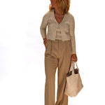 Milani Taupe Trouser - Alden+Rose LLC 