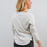 Vissa's V-Neck Layered Sweater